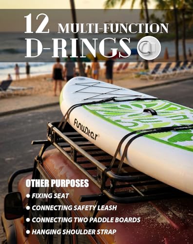 Planche de paddle gonflable FunWater avec accessoires SUP pour débutants