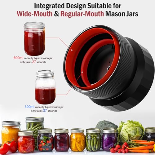 2026 Upgraded One-integrated Automatic Mason Jar Vacuum Sealer