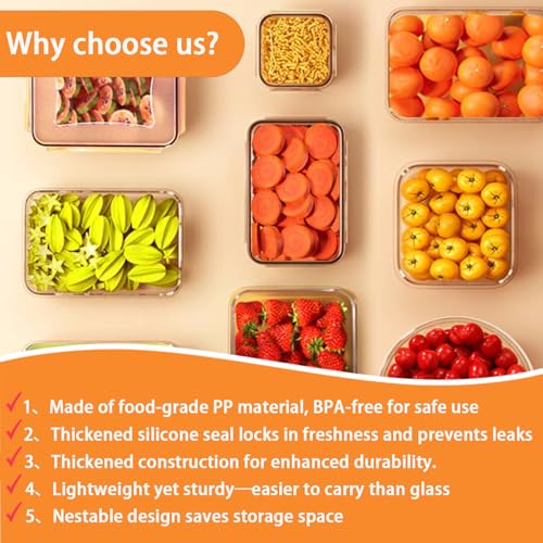 50-Piece Large Airtight Food Storage Containers with Lids(25 Containers & 25 Lids),Food Savers,BPA-Free Plastic Food Containers, Leak Proof Meal Prep Container for Meal Prep(MicrowaveDishwasher Safe)