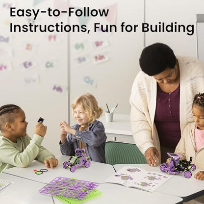 Sillbird Solar Building Robot Kit, 12-in-1 STEM Gift for Boys Aged 8-14