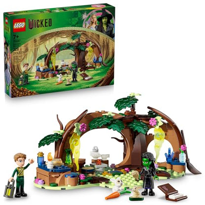 LEGO Wicked Elphaba’s Retreat Building Toy - Elphaba & Fiyero Toy Figures and Playset with Forest Friends - Pretend Play Building Blocks for Kids, Ages 7+ - Wicked Gift for Girls & Boys - 75687