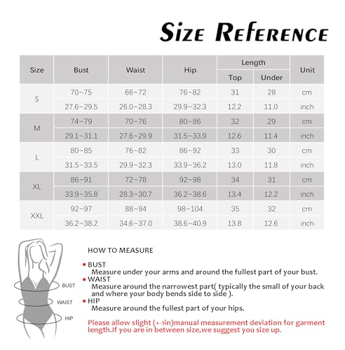 Vozobi Women's High Waisted Swim Bottoms Skirts Ruched Bikini Sets Tankini Briefs Swimsuit Shorts Underwear