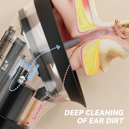 Ear Wax Removal Kit Ear Cleaner for Adults with 12 Replaceable Nozzles
