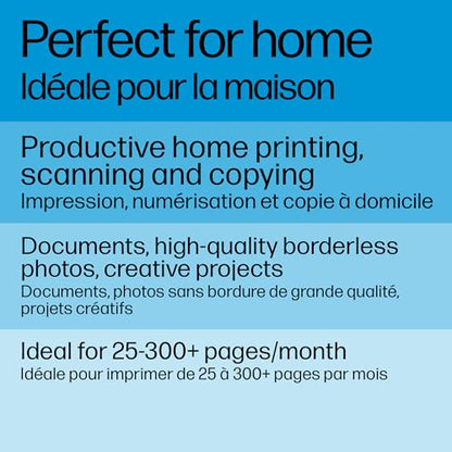 HP Envy Inspire 7958e Wireless Color Inkjet Printer, Print, scan, Copy, Easy Setup, Mobile Printing, Best for Home, Instant Ink with HP+, 3 Months Instant Ink Included