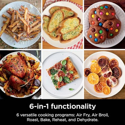 Ninja DoubleStack XL Smart Air Fryer, 10 Qt/9.5L, 6-in-1, Grey, SL451C
