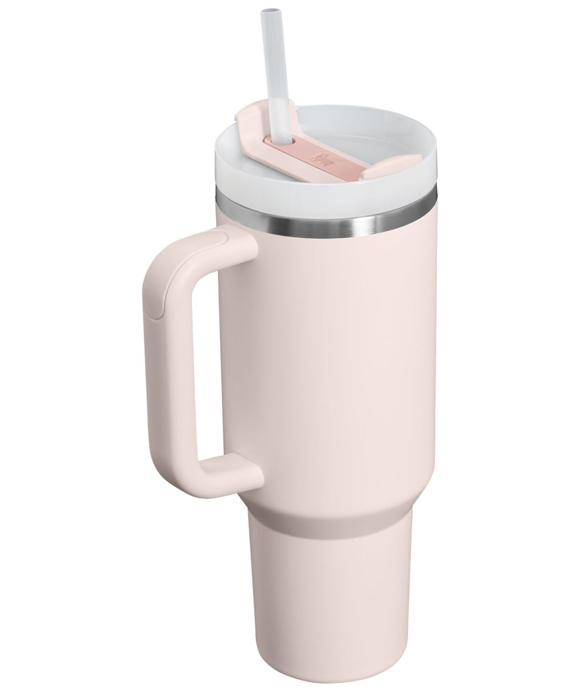 Stanley Quencher H2.0 Tumbler with Handle and Straw 40 oz | Flowstate 3-Position Lid | Cup Holder Compatible for Travel | Insulated Stainless Steel Cup | BPA-Free | Rose Quartz 2.0