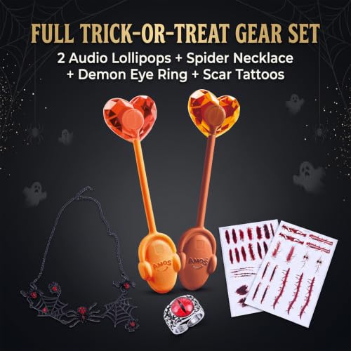 Amos TastySounds Halloween Music Lollipop Gift Box with Full Accessories