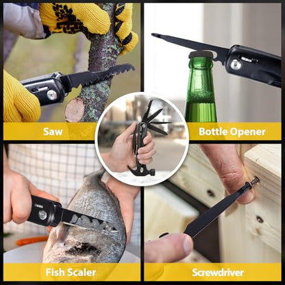 Christmas Stocking Stuffers for Men, Gifts for Men 12 in 1 Hammer Multitool