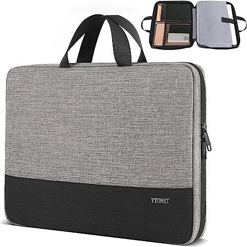 Housse d'ordinateur portable Ytonet avec poignée, étui pour ordinateur portable de 15,6 à 16 pouces pour hommes et femmes