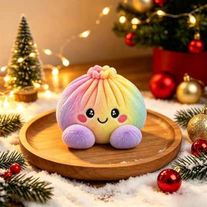 Dumpling Pillow Soft Steamed Bun Cushion Decorative Sofa Bed Home Accent