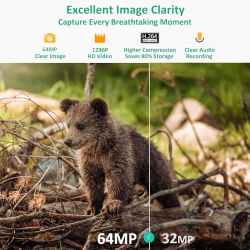 GardePro E8 WiFi Bluetooth Trail Camera, Stable WiFi with External Antenna