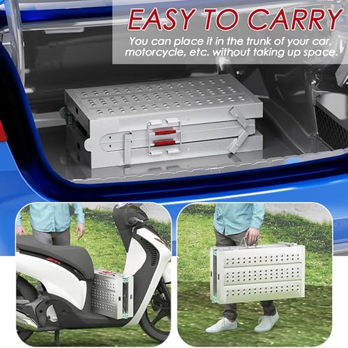 HIYOUGO Work Platform, Folding Portable Scaffolding, Work Scaffolding