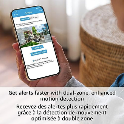Blink Outdoor 4 – Wireless smart security camera, two-year battery life, 1080p HD day and infrared night live view, two-way talk. Required Sync Module not included – Add-on camera