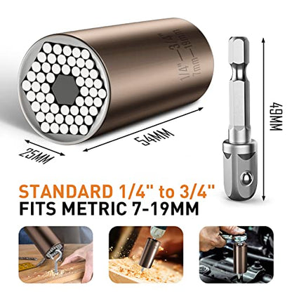 BIIB Birthday Gifts for Men Dad HusbandUniversal Socket Stocking Stuffers