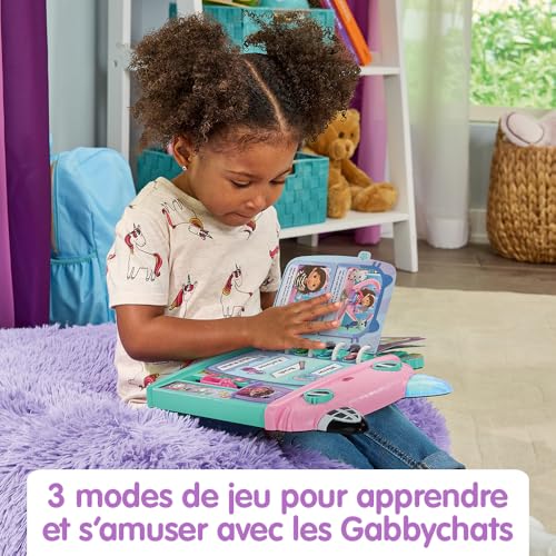 VTech Gabby's Dollhouse Cat-a-Vator Discovery Book (French Version)