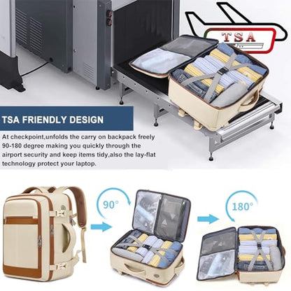 Travel Backpack for Women, Carry On Backpack Flight Approved