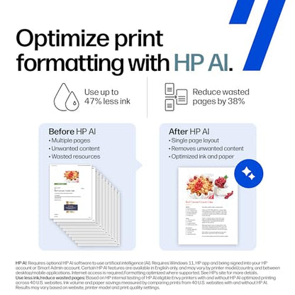 HP Envy 6155 All-in-One Printer - White