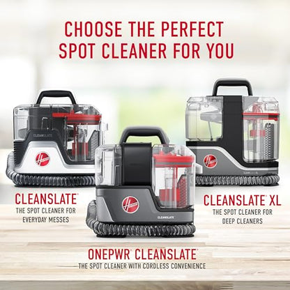 Hoover CleanSlate Portable Carpet and Upholstery Spot Cleaner, 40 oz Tank