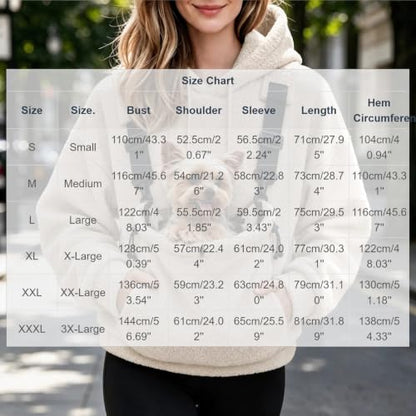 Dog Pouch Sweater Womens Pet Carrier Hoodie 2026 Fall Winter Fleece Sweatshirt Long Sleeve Pullover with Pet Pouch Pocket for Cat Dog Khaki X-Large