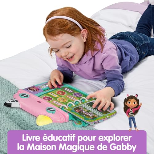 VTech Gabby's Dollhouse Cat-a-Vator Discovery Book (French Version)
