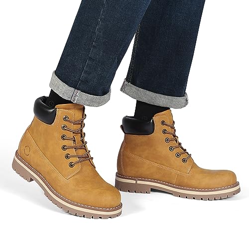 Bruno Marc Men's Winter Boots Snow Boots,Yellow,11