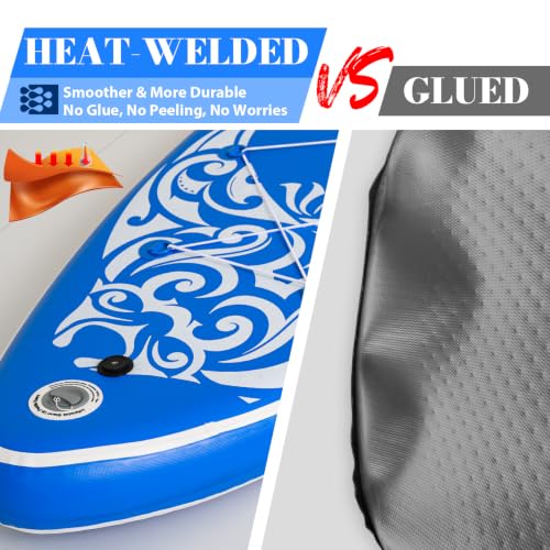 FEATH-R-LITE Inflatable Stand Up Paddle Board with Beginner SUP Accessories