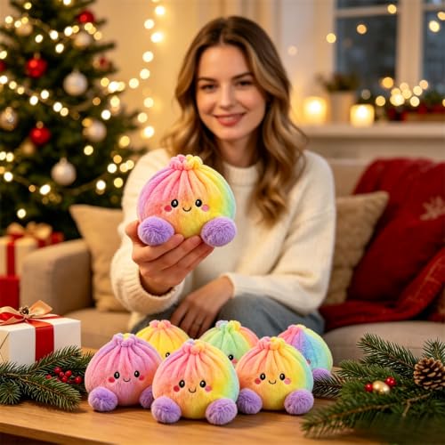Dumpling Pillow Soft Steamed Bun Cushion Decorative Sofa Bed Home Accent