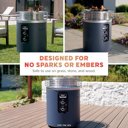 Ninja Fireside360 Smokeless Fire Pit/Patio Heater, Black, OF101C