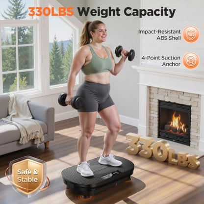 FEIERDUN Vibration Plate Exercise Machine with Touchscreen