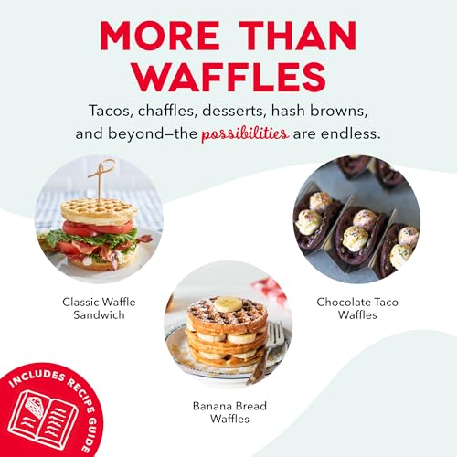 Dash Mini Maker: The Mini Waffle Maker Machine for Individual Waffles, Paninis, Hash browns, & other on the go Breakfast, Lunch, or Snacks - Silver