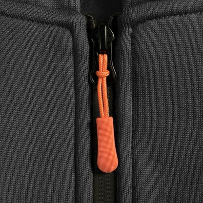 Boys Hoodies Zip Up Fall Jackets Fleece Lined Hooded Sweatshirts Dark Gray