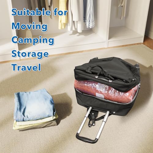16Pack Vacuum Travel Bags with Portable Electric Pump,(2J/2L/2M2S/4 ROLLER BAG/4 SMALL ROLLER BAG),Travel Vacuum Bag with Pump, vacuum seal bags for clothing travel