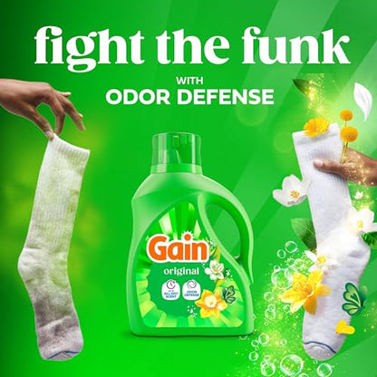 Gain Aroma Boost Liquid Laundry Detergent, Original Scent, HE Compatible, 107 Loads, 4.55L