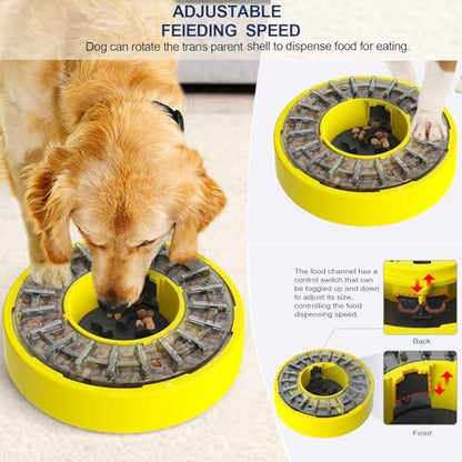 Slow Feeder Dog Bowls, Interactive Dog Puzzle Game Toy, Promotes Healthier Eating Habits Pet Feeding Supplies Training Tools Dog Food Bowl Pet Supplies