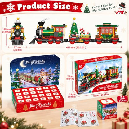 Christmas Advent Calendar 2026 Building Blocks Set (Colorful)