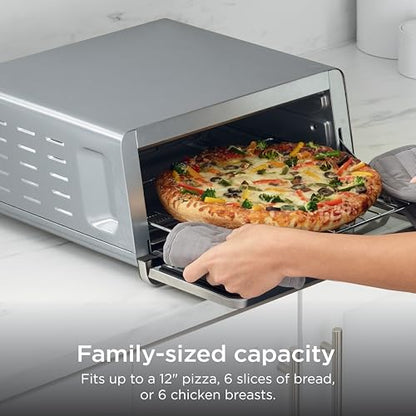 Ninja Flip Toaster Oven & Air Fryer, 8-in-1, Stainless Steel, SP151C