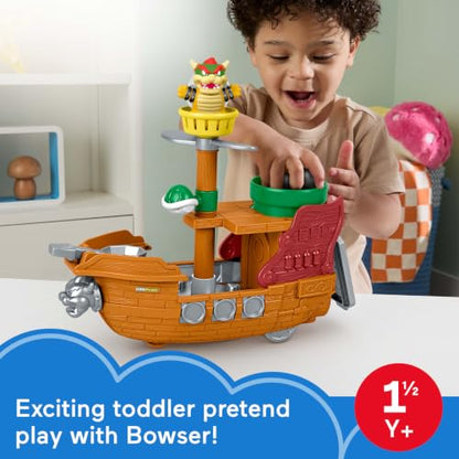 Fisher-Price Little People My Mario Bowser’s Airship Toy