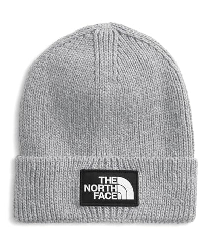 THE NORTH FACE Logo Box Cuffed Beanie, Medium Gy HTH, One Size