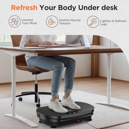 FEIERDUN Vibration Plate Exercise Machine with Touchscreen