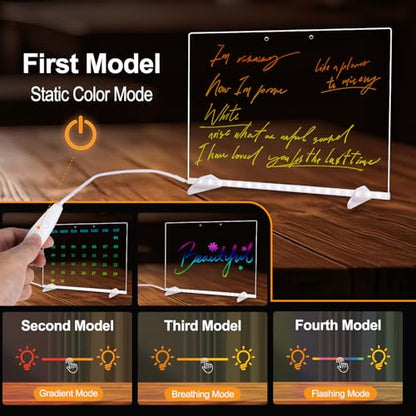 16" LED Drawing Board for Kids Birthday Gifts for Girls, Black/Yellow