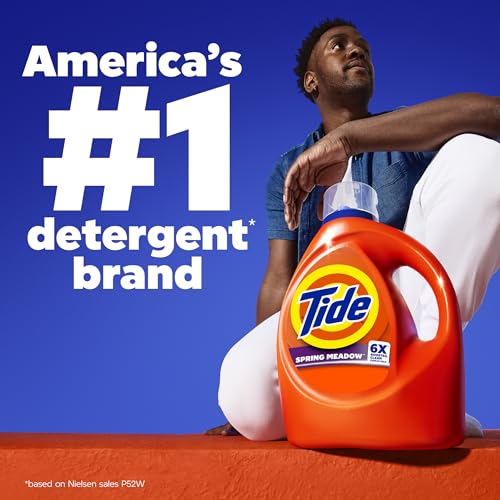 Tide Laundry Detergent Liquid, Original Scent, Works on 100% of Common Stains, Laundry Soap, Liquid Laundry Detergent, 100 Loads, 3.9 L (Pack of 2)