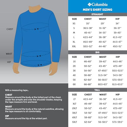 Columbia Men's Silver Ridge Utility Lite Long Sleeve, Dark Mountain, Large