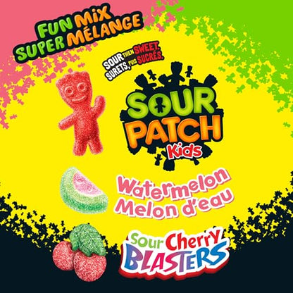 Maynards Sour Patch Kids Fun Mix Candy, Variety Pack, Resealable, 315 g
