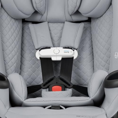 Evenflo Revolve360 Extend All-in-One Rotating Car Seat with Green & Gentle Fabric - Quartz