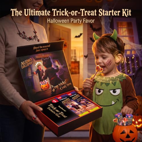 Amos TastySounds Halloween Music Lollipop Gift Box with Full Accessories