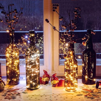 Fairy Lights Plug in, Nopsra 40ft 100 LED Indoor Outdoor String Lights,Twinkle String Lights for Bedroom with Remote and Timer 8 Modes Starry Lights DIY Wedding Christmas Decoration Warm White