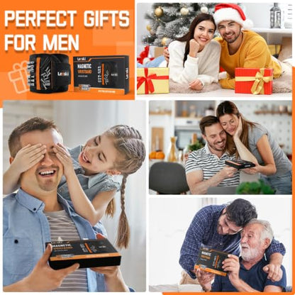 Lenski Stocking Stuffers for Men, Magnetic Wristband Tools Gifts for Men
