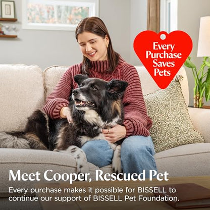 Bissell FlexClean FurForce Robot Vacuum & Mop with No Tangle Pet Brush Roll, LiDAR Navigation & Liftable Pad for Pet Hair Removal on Hard Floors & Rugs, 180min Runtime 60-Day Dust Collection, 4270F