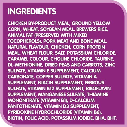 WHISKAS Meaty SELECTIONS Adult Dry Cat Food, Real Chicken Flavour, 2kg