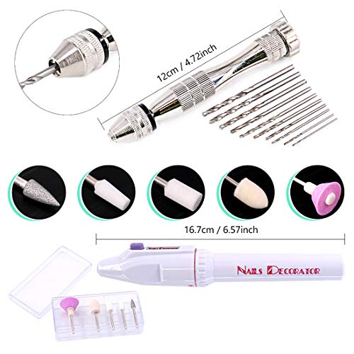 Swpeet 55Pcs Compatible for Gundam Modeler Basic Tools with Duty Plastic Container, Professional kit Replacement Compatible for Gundam Model Building Beginner Hobby Model Assemble Building